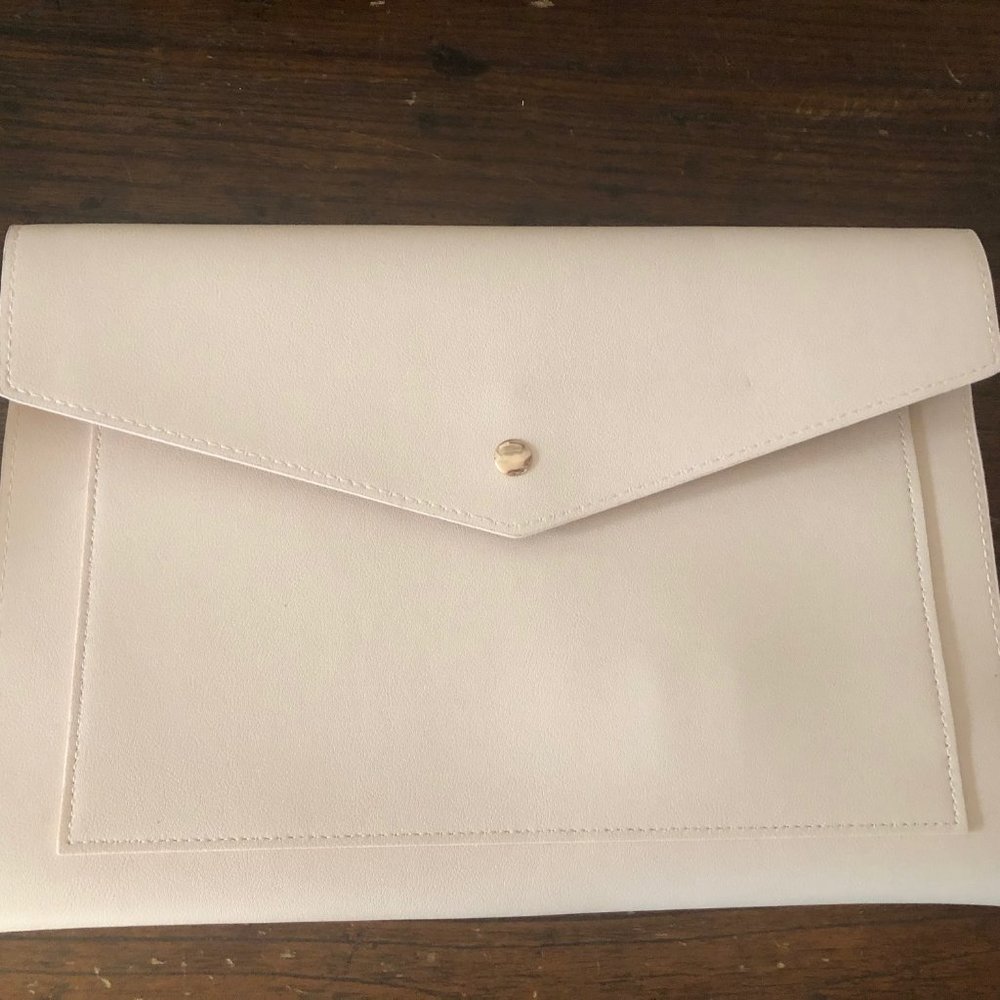 Blush Pink Brand New Large Clutch Organizer
